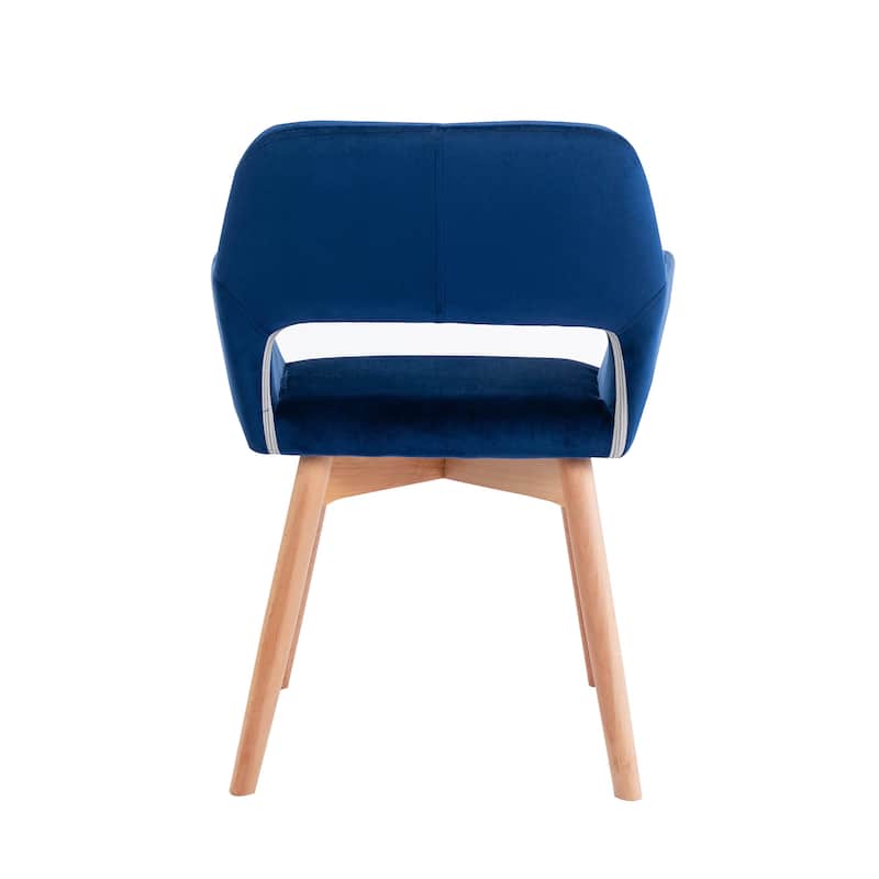 Porthos Home Diana Velvet/ Beech Wood Dining Chairs (Set of 2)