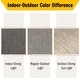 preview thumbnail 10 of 15, MAISON ARTS Patio Swivel Dining Chair Set of 2, with Textilene Padded Sling Fabric
