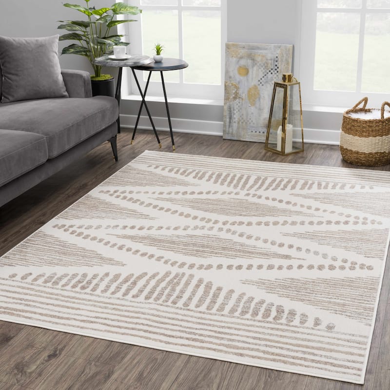 Tigris Nikea Southwestern Bohemian Farmhouse Area Rug