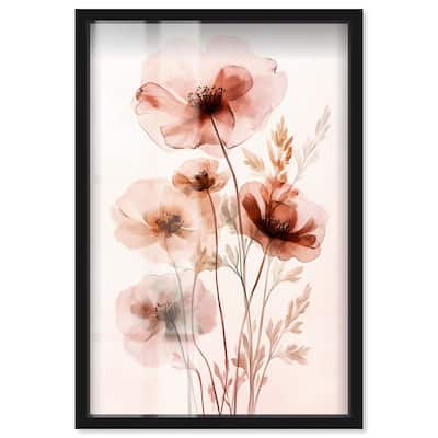 Petal Dye III Shadowbox by Art Remedy