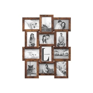 Picture Frames for 12 Photos in 4 quot x 6 quot Collage Multiple Photos Glass