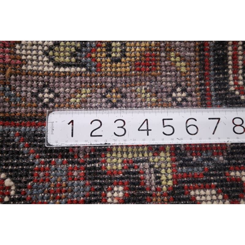 Heriz Serapi Indian Area Rug Handmade Wool Carpet - 3'11"x 5'9"