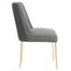 preview thumbnail 17 of 124, SAFAVIEH Couture Nolita Velvet Accent Chair - Mustard / Brass - 28"x23"x35.3" - 28" W x 23" D x 35" H