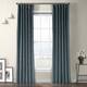 Exclusive Fabrics Heritage Plush Velvet Curtain (1 Panel) - London Blue - 50 X 96
