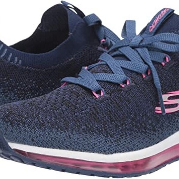 ladies pink skechers trainers
