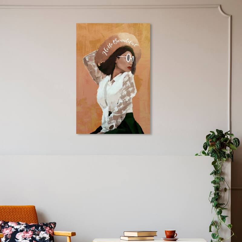 Wynwood Studio Canvas Fashion and Glam Golden Times Brown and Light Brown Glam Wall Art Canvas Print - 30 x 20