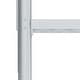 preview thumbnail 9 of 9, Twin Over Twin Metal Bunk Kids Bed Frame, Split Design, High Guardrail, Storage, Grey Silver