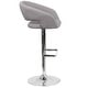 preview thumbnail 31 of 178, Vinyl Adjustable Height Barstool with Rounded Mid-Back