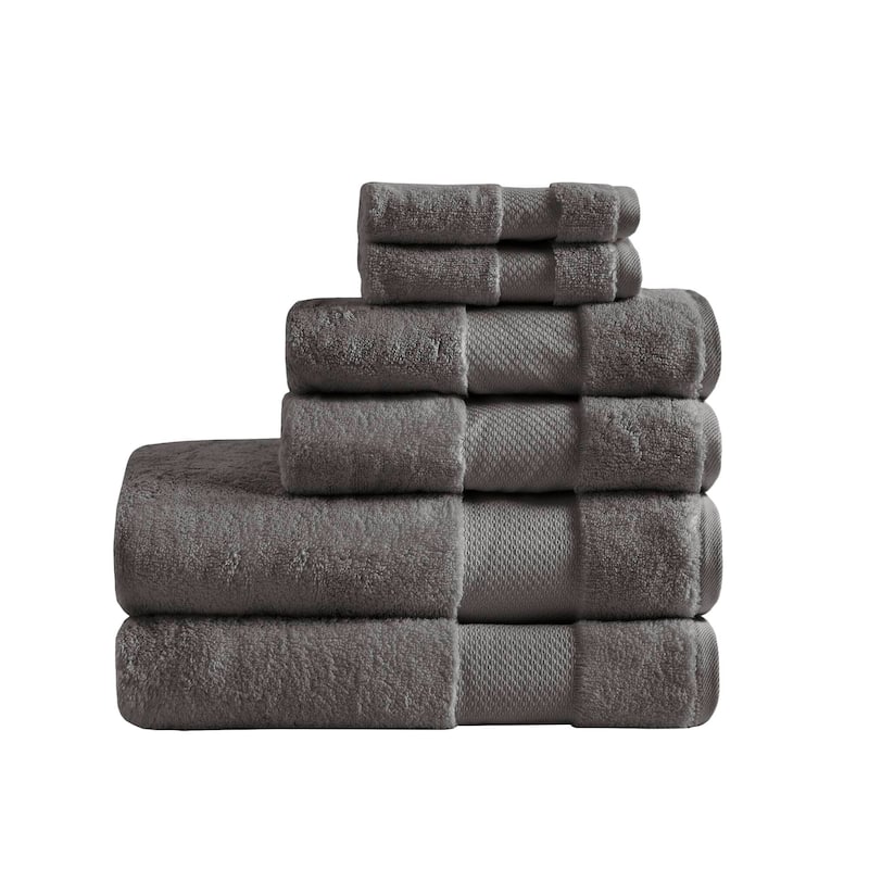 Madison Park Signature Turkish Cotton 6-piece Bath Towel Set