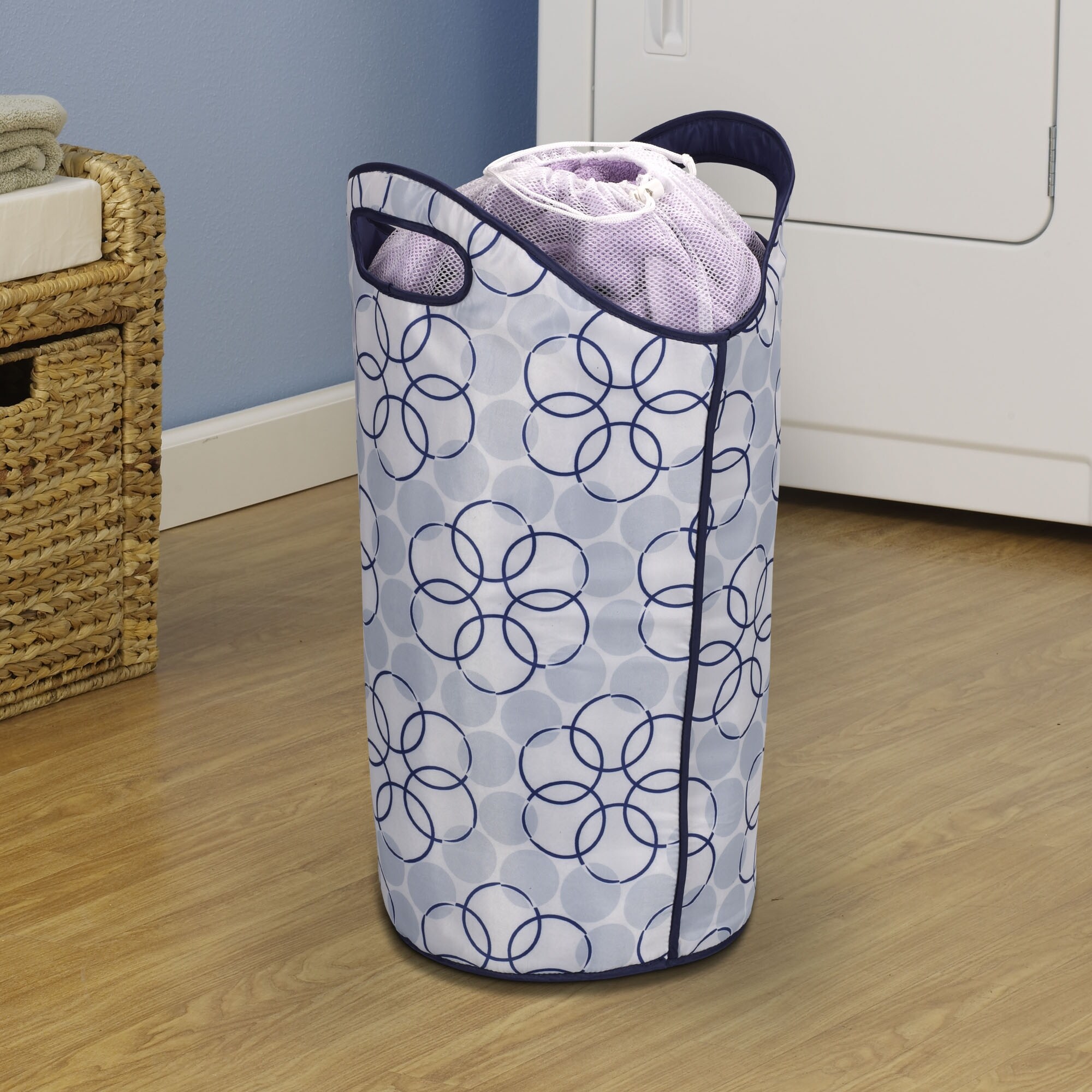 Household Essentials Krush Rectangular Laundry Bag - Blue