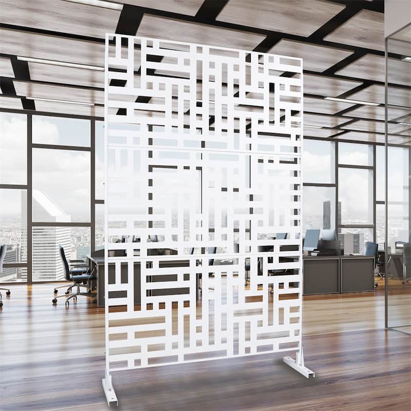 Outdoor & Indoor Freestanding Decorative Privacy Screen Privacy Screen