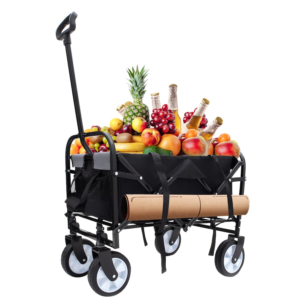 Foldable Wagon Cart with strapping system