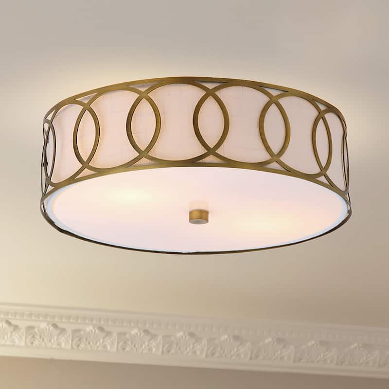 Elizabeth Metal LED Flush Mount, by JONATHAN Y