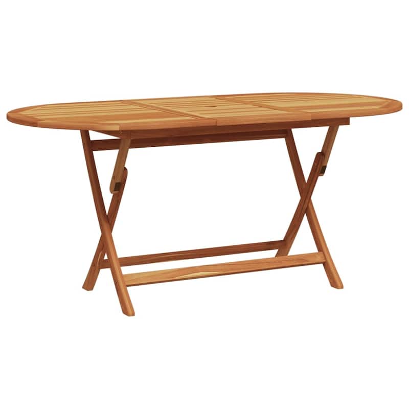 vidaXL Patio Dining Set Outdoor Furniture 7 Piece Polypropylene and Solid Wood - 13.2 x 24.8 x 11.6