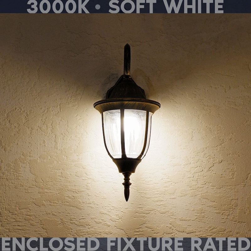 Luxrite E12 Candelabra LED Light Bulbs 60 Watt Equivalent, 3000K Soft White, Enclosed Fixture Rated, Dimmable...