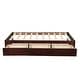 preview thumbnail 5 of 23, Space-Saving Twin Size Platform Storage Bed with 3 Drawers - Pine Wood Frame, Available in 3 Colors