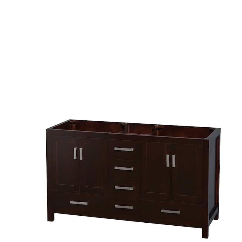 Wyndham Collection WCS141460DUNOMED Sheffield 60" Free Standing Double