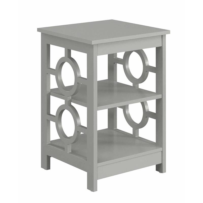 Convenience Concepts Ring End Table with Shelves