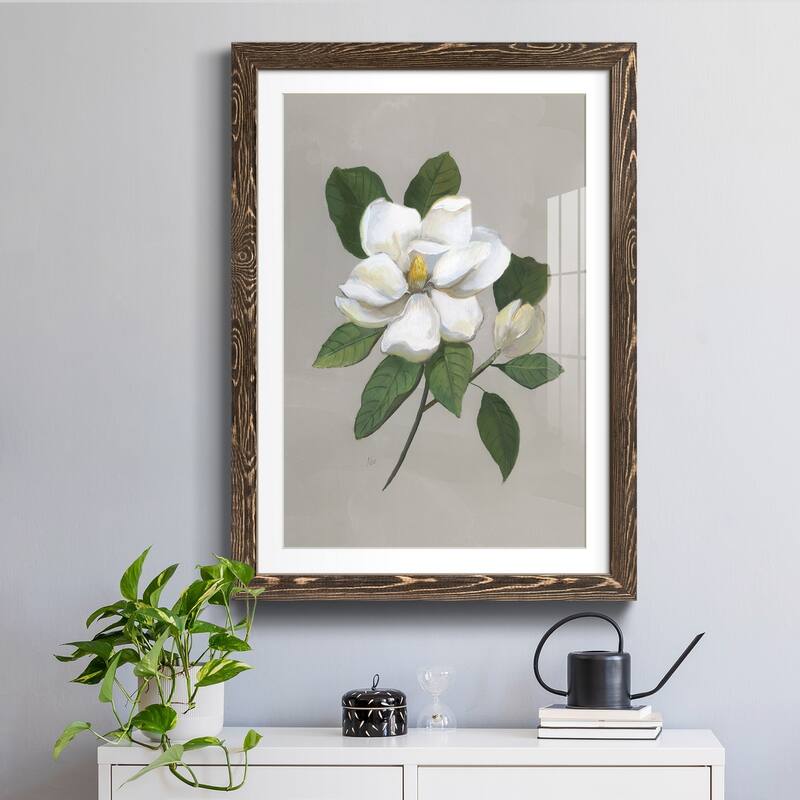 Botanical Magnolia-Premium Framed Print - Ready to Hang