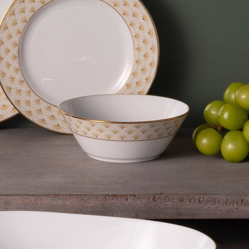 Trocadero Gold Set Of 4 Fruit Bowls, 5", 9 oz.