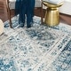 preview thumbnail 37 of 46, Livabliss Evry Vintage Heriz Area Rug Sky Blue - 2' x 3'