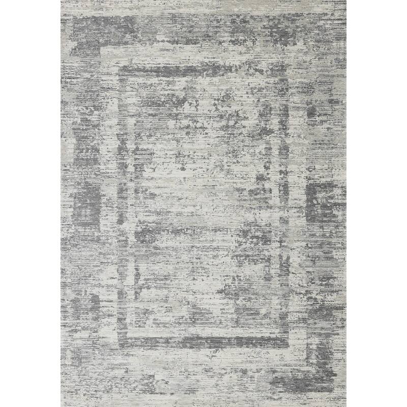HomeRoots Geometric Modern Rectangle Area Rug