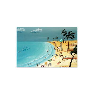 The Gulf Beaches In My Memories Print On Acrylic Glass by Debbie Criswell