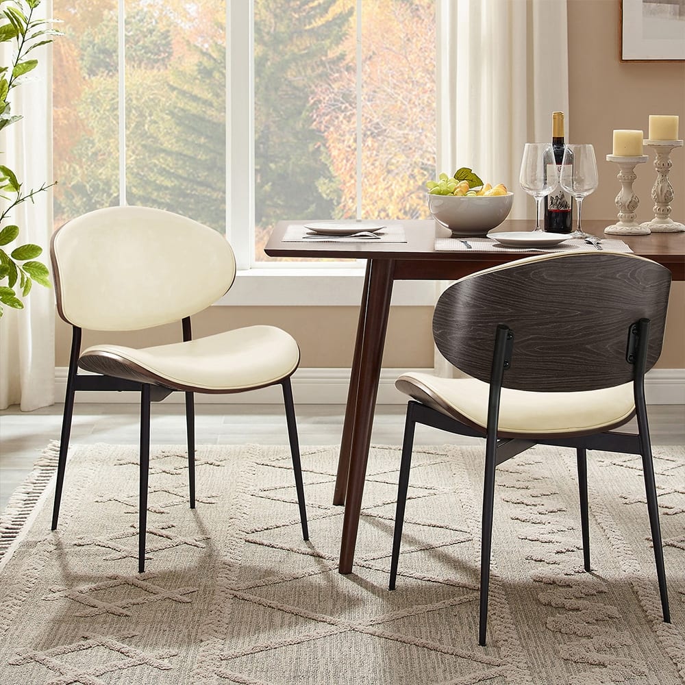 Art Leon Mid-century Modern Dining Chairs (Set of 2)