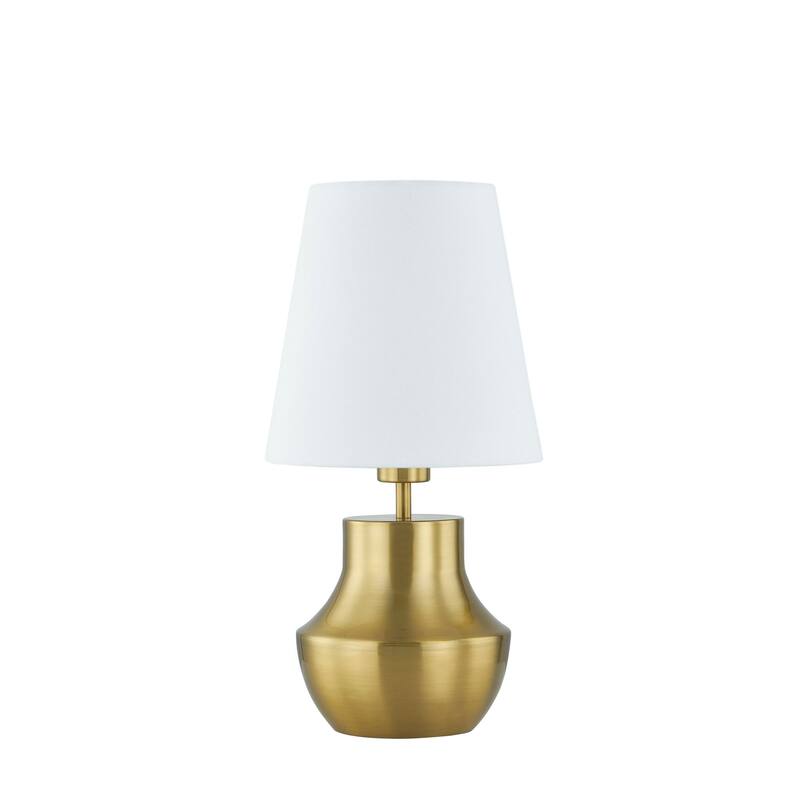 Lexington 17" Table Lamp with Linen Shade, Gold
