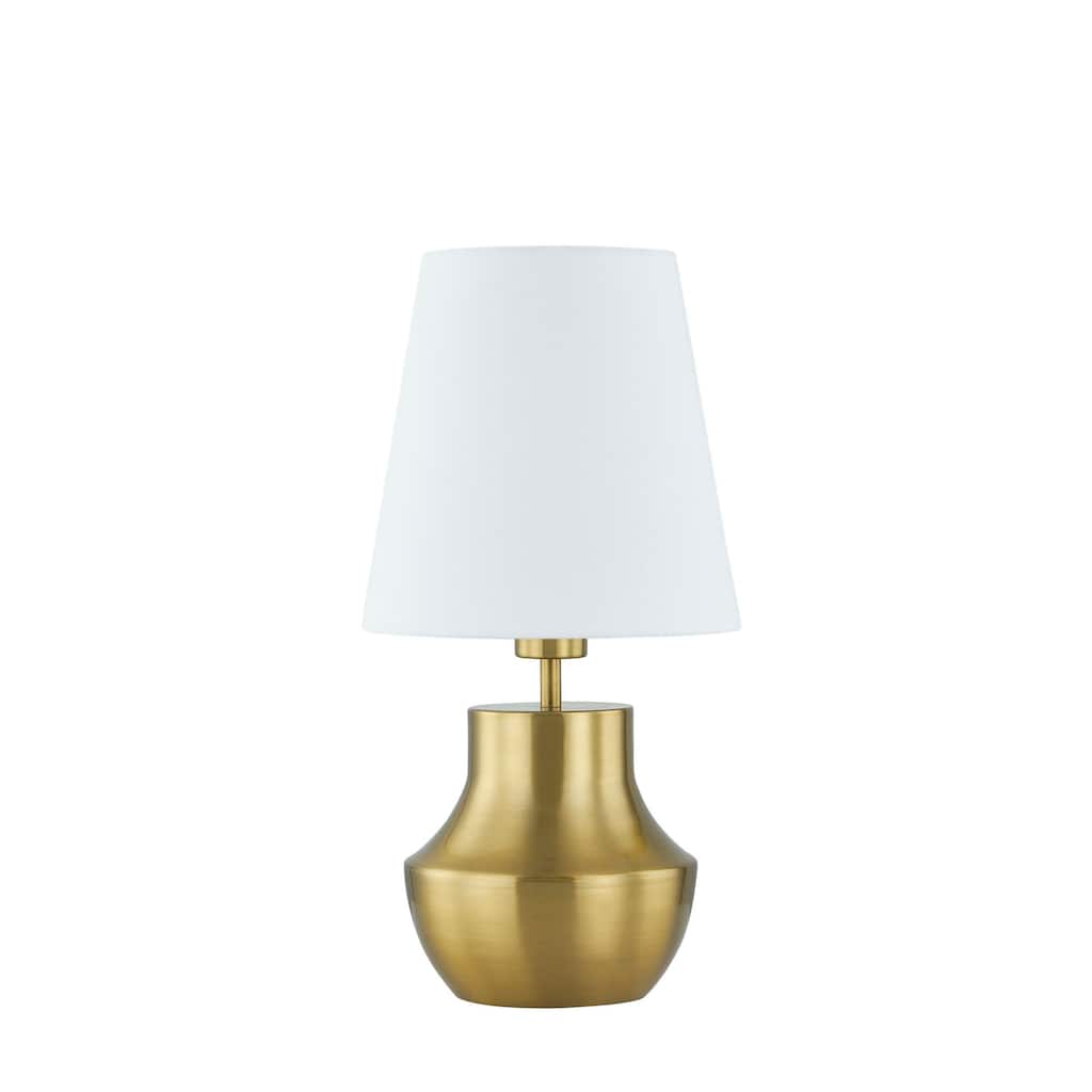 Lexington 17" Table Lamp with Linen Shade, Gold