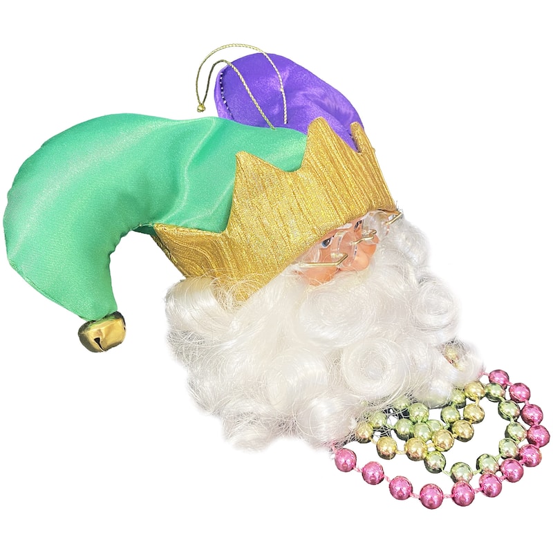 6" Jester Head Ornament