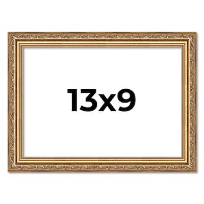 13x9 Frame Red Solid Wood Picture Frame