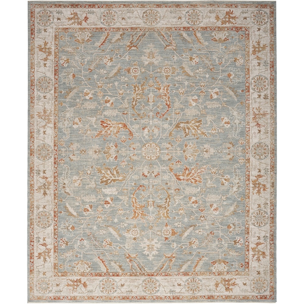 Nourison Asher Indoor only Persian Floral Medallion Area Rug