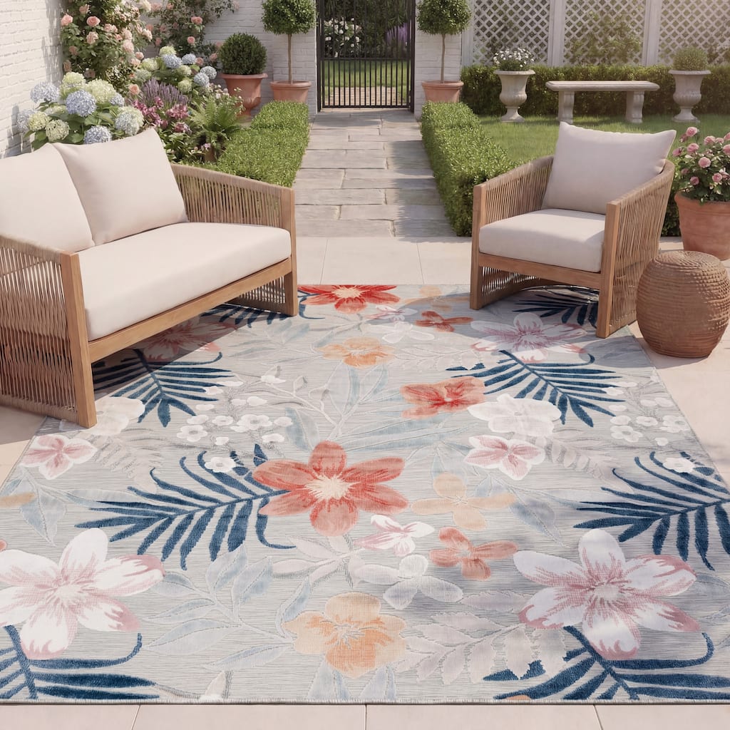 SAFAVIEH Cabana Indoor/ Outdoor Waterproof Transitional Rug