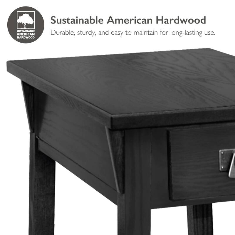 Leick Home Mission End Table with Drawer
