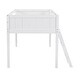 preview thumbnail 10 of 34, Wood Loft Bed Frame with Ladder, Ladder can be Placed on The Left or Right, for Boys Girls Kids Adults Toddler