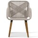 preview thumbnail 12 of 18, 5 Pieces Patio Furniture Chair Sets, Patio Conversation Set With Wicker Cool Bar Table,Ottomans,Outdoor Furniture Bistro Sets
