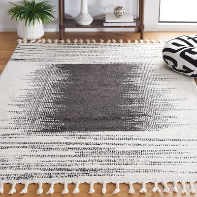 SAFAVIEH Moroccan Tassels Luvinia Abstract Rug