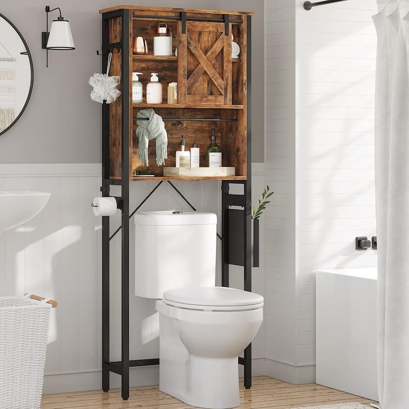 Over The Toilet Bathroom Storage Cabinet Toilet Storage Shelves