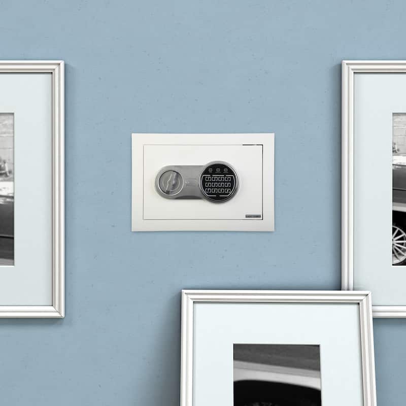 Wall Safe Digital Safety Box with Passcode for Quick Access and