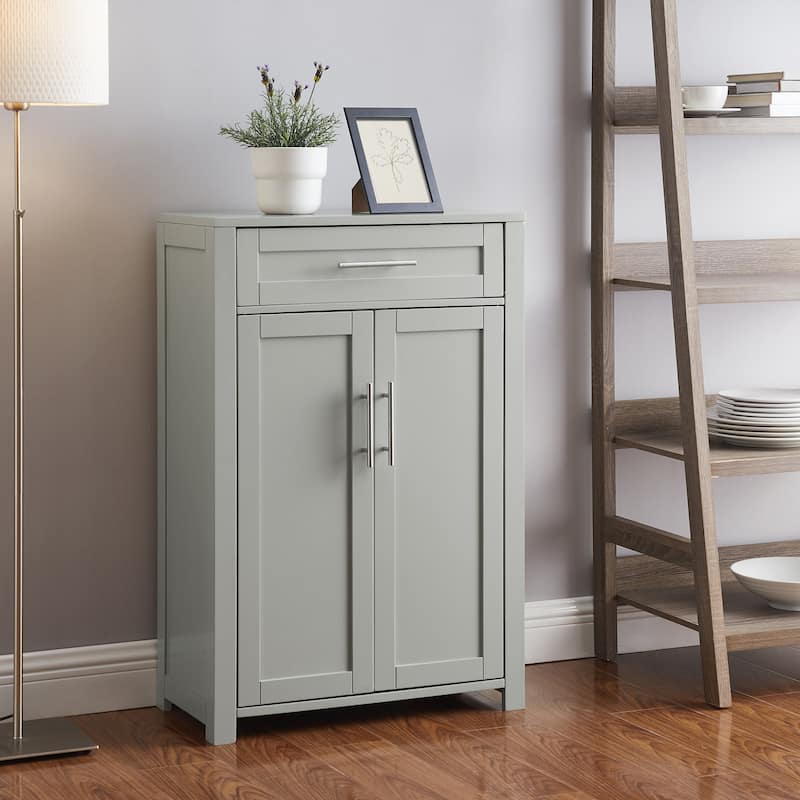 Crosley Savannah Storage Cabinet - 11.75"d x 23.88"w x 36"h
