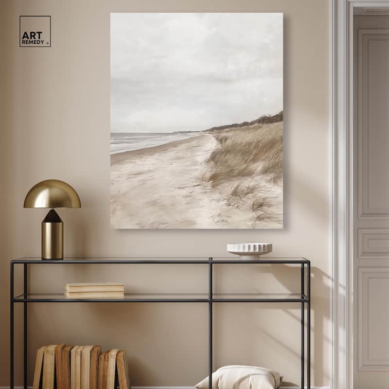 Coastal Calm Canvas by Art Remedy, Gallery Wrapped