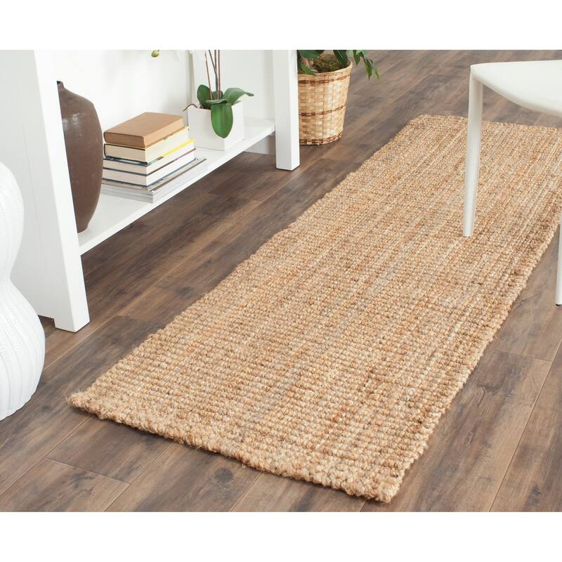 SAFAVIEH Handmade Natural Fiber Bariaa Jute Rug - 2'3" x 7' Runner - Natural