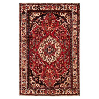 ECARPETGALLERY Hand-knotted Anadol Red Wool Rug - 5'6 x 8'4