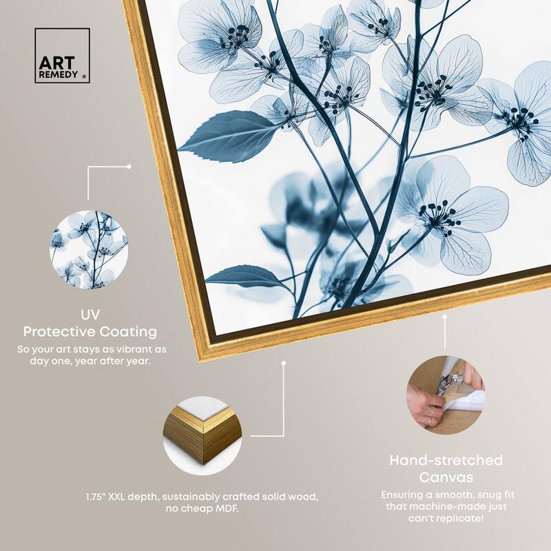 Translucent Petals I Canvas by Art Remedy
