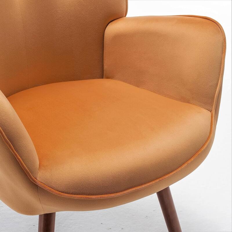 Kreedence 26.38" W Microfiber Accent Chair with Wing Back Design