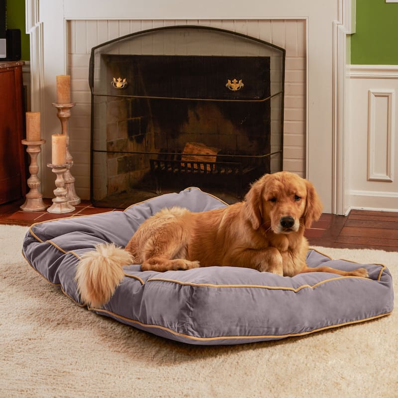 Happy Hounds Busby Smoke Pillow Style Dog Bed