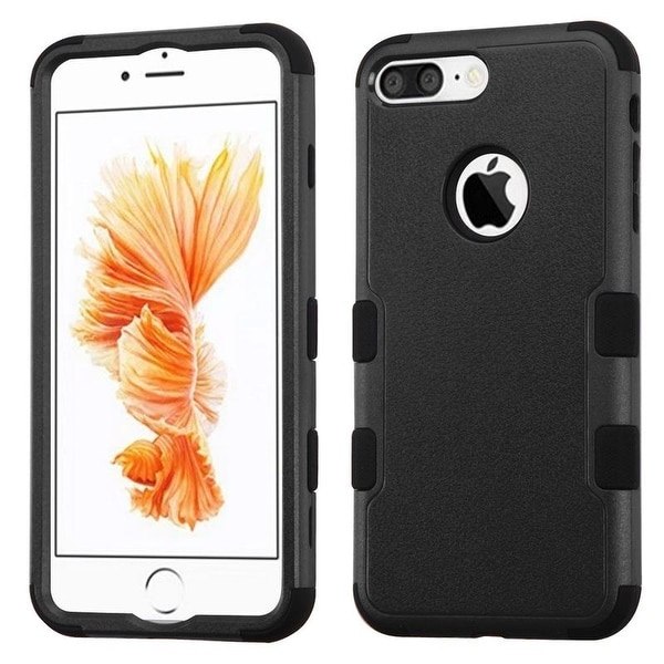 Insten Tuff Hard PC/ Silicone Dual Layer Hybrid Rubberized Matte Case Cover For Apple iPhone 7 Plus