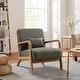 preview thumbnail 42 of 142, Aston Modern Solid wood Accent Chair for Living Room Single - Dark Green