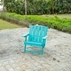 preview thumbnail 126 of 172, Shoreline Fully Assembled All-Weather HDPE Outdoor Folding Modern Adirondack Chair
